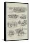 Cavalry Manoeuvres of the Bangalore Division, Madras Presidency, India-null-Framed Stretched Canvas