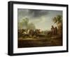 Cavalry Skirmish-A. van Hoef-Framed Art Print