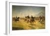 Cavalry Units During Exercise-null-Framed Giclee Print