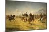 Cavalry Units During Exercise-null-Mounted Giclee Print