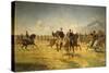 Cavalry Units During Exercise-null-Stretched Canvas