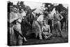 Cavalrymen Preparing for Sunday Parade, 1896-null-Stretched Canvas