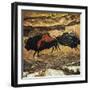 Cave Art: Bison-null-Framed Photographic Print