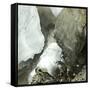 Cave at the Bossons Glacier (Savoy)-Leon, Levy et Fils-Framed Stretched Canvas