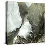 Cave at the Bossons Glacier (Savoy)-Leon, Levy et Fils-Stretched Canvas