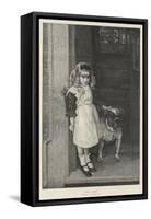 Cave Canem-George Adolphus Storey-Framed Stretched Canvas