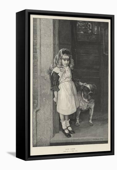 Cave Canem-George Adolphus Storey-Framed Stretched Canvas