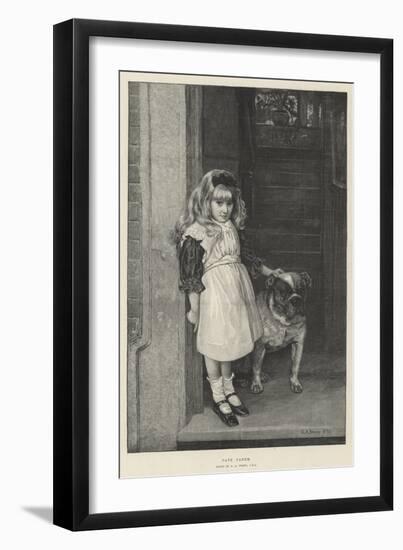 Cave Canem-George Adolphus Storey-Framed Giclee Print