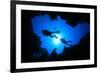 Cave Diving-Rich Carey-Framed Photographic Print