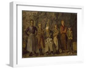 Cave Dwellers, Dieppe, 1907-Harold Gilman-Framed Giclee Print