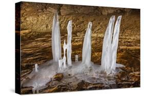 Cave Ice-KennethKeifer-Stretched Canvas