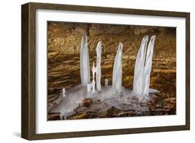 Cave Ice-KennethKeifer-Framed Photographic Print