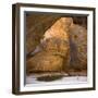 Cave in Waterfall Undercut-Tony Waltham-Framed Photographic Print