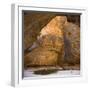 Cave in Waterfall Undercut-Tony Waltham-Framed Photographic Print