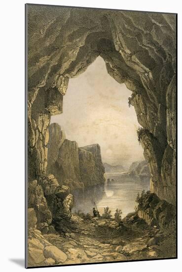 Cave Lake Oulunjour-null-Mounted Art Print