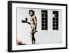 Cave Man Fast Food-Banksy-Framed Giclee Print