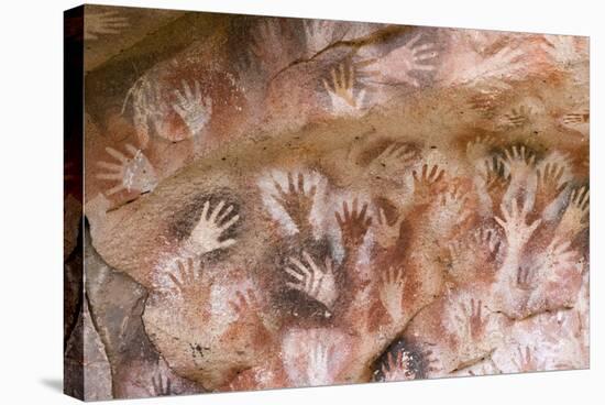 Cave of Hands in Patagonia, Argentina-Paul Souders-Stretched Canvas