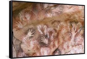 Cave of Hands in Patagonia, Argentina-Paul Souders-Framed Stretched Canvas