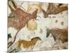 Cave of Lascaux, Ceiling of the Diverticulum: a Horse and Three Cows, C. 17,000 BC-null-Mounted Giclee Print