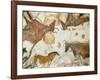 Cave of Lascaux, Ceiling of the Diverticulum: a Horse and Three Cows, C. 17,000 BC-null-Framed Giclee Print