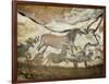 Cave of Lascaux, Great Hall, Left Wall: First Bull, Red Horse, Brown Horses, C. 17,000 BC-null-Framed Giclee Print