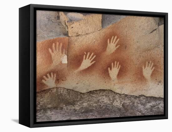 Cave of the Hands, Argentina-Javier Trueba-Framed Stretched Canvas