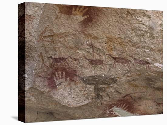 Cave of the Hands, Argentina-Javier Trueba-Stretched Canvas