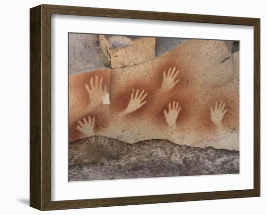 Cave of the Hands, Argentina-Javier Trueba-Framed Photographic Print