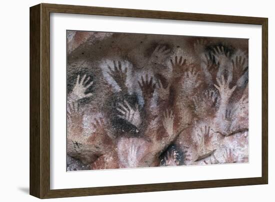 Cave of the Hands-null-Framed Art Print