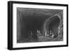 Cave of the School of the Prophets, in Mount Carmel-William Henry Bartlett-Framed Giclee Print