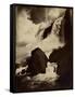 Cave of the Winds, Niagara Falls, C.1890 (Albumen Silver Print from Glass Negative)-George Barker-Framed Stretched Canvas