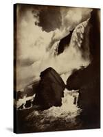 Cave of the Winds, Niagara Falls, C.1890 (Albumen Silver Print from Glass Negative)-George Barker-Stretched Canvas