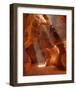 Cave of Upper Antelope Canyon-null-Framed Art Print