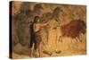 Cave Painters-Ronald Lampitt-Stretched Canvas