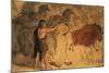 Cave Painters-Ronald Lampitt-Mounted Giclee Print