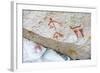 Cave painting at Cueva de las Mano (Cave of Hands), UNESCO World Heritage, Patagonia, Argentina-Alex Treadway-Framed Photographic Print