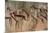 Cave Painting: Kolo Figures with Head-dresses-Sinclair Stammers-Mounted Photographic Print