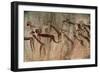 Cave Painting: Kolo Figures with Head-dresses-Sinclair Stammers-Framed Photographic Print