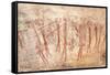 Cave Painting: Kondusi Stick Dance, Tanzania-Sinclair Stammers-Framed Stretched Canvas