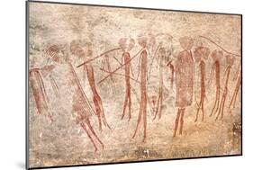 Cave Painting: Kondusi Stick Dance, Tanzania-Sinclair Stammers-Mounted Photographic Print