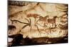 Cave Painting of Horses and Deer, circa 15000 BC-null-Mounted Giclee Print