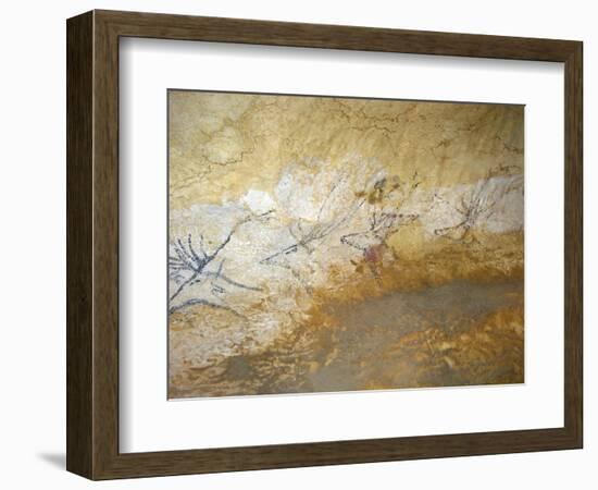 Cave Painting of Swimming Stags at Lascaux-null-Framed Photographic Print