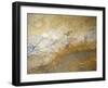 Cave Painting of Swimming Stags at Lascaux-null-Framed Photographic Print