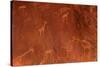 Cave Paintings by Bushmen, Damaraland, Namibia-null-Stretched Canvas