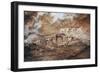 Cave Paintings Depicting Cattle, Prehistoric Caves on Gilf Kebir Plateau-null-Framed Giclee Print