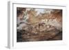 Cave Paintings Depicting Cattle, Prehistoric Caves on Gilf Kebir Plateau-null-Framed Giclee Print