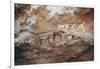 Cave Paintings Depicting Cattle, Prehistoric Caves on Gilf Kebir Plateau-null-Framed Giclee Print