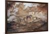 Cave Paintings Depicting Cattle, Prehistoric Caves on Gilf Kebir Plateau-null-Framed Giclee Print