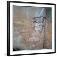 Cave Paintings, Tsodilo Hills, Botswana-null-Framed Giclee Print