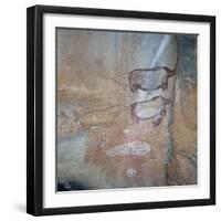 Cave Paintings, Tsodilo Hills, Botswana-null-Framed Giclee Print